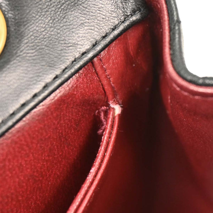 Chanel Black Lambskin Shoulder Bag 115974