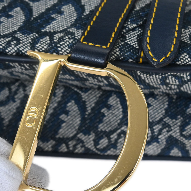 Christian Dior Navy Trotter Saddle Handbag RU0012 115984