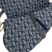 Christian Dior Navy Trotter Saddle Handbag RU0012 115984