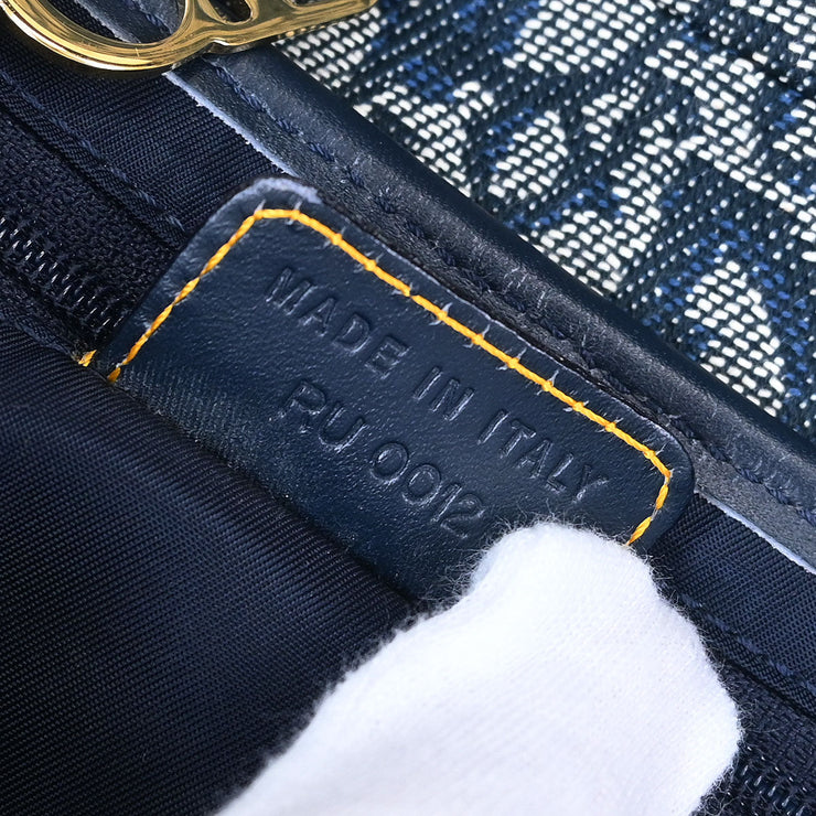 Christian Dior Navy Trotter Saddle Handbag RU0012 115984