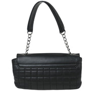 Chanel Black Lambskin No.5 Choco Bar Shoulder Bag 115987