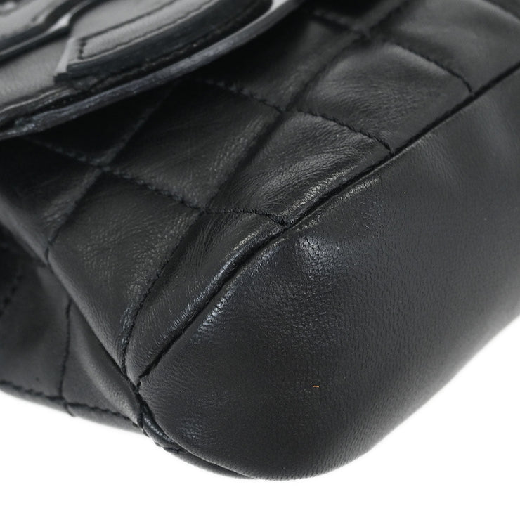 Chanel Black Lambskin No.5 Choco Bar Shoulder Bag 115987