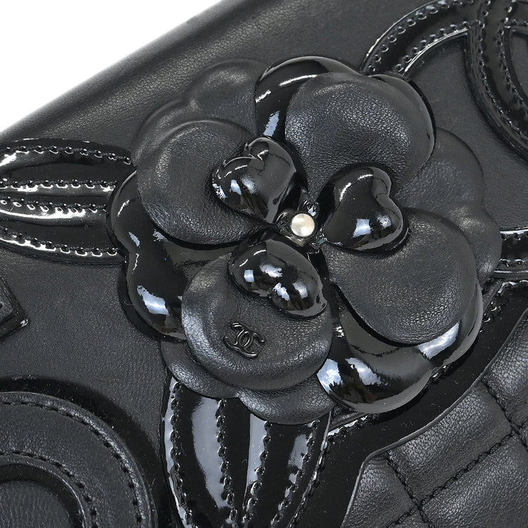 Chanel Black Lambskin No.5 Choco Bar Shoulder Bag 115987