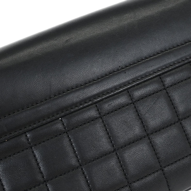 Chanel Black Lambskin No.5 Choco Bar Shoulder Bag 115987