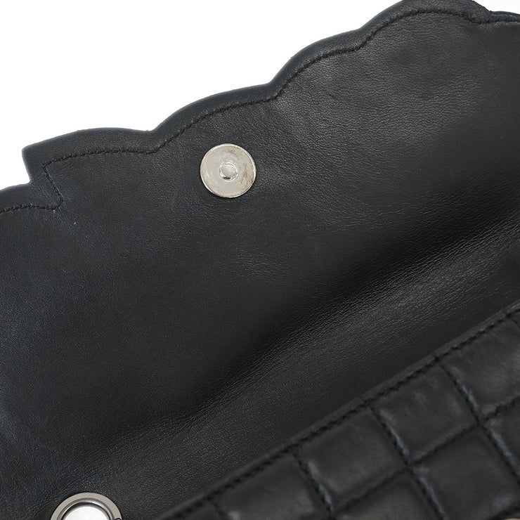 Chanel Black Lambskin No.5 Choco Bar Shoulder Bag 115987