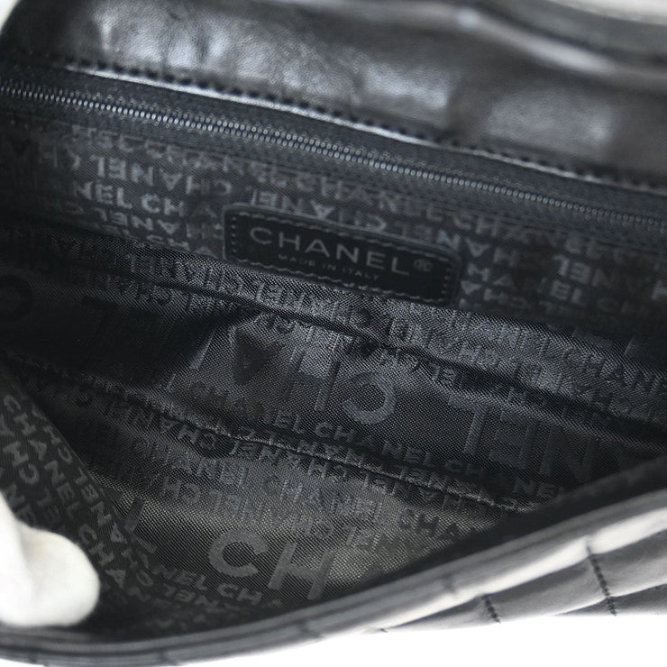 Chanel Black Lambskin No.5 Choco Bar Shoulder Bag 115987