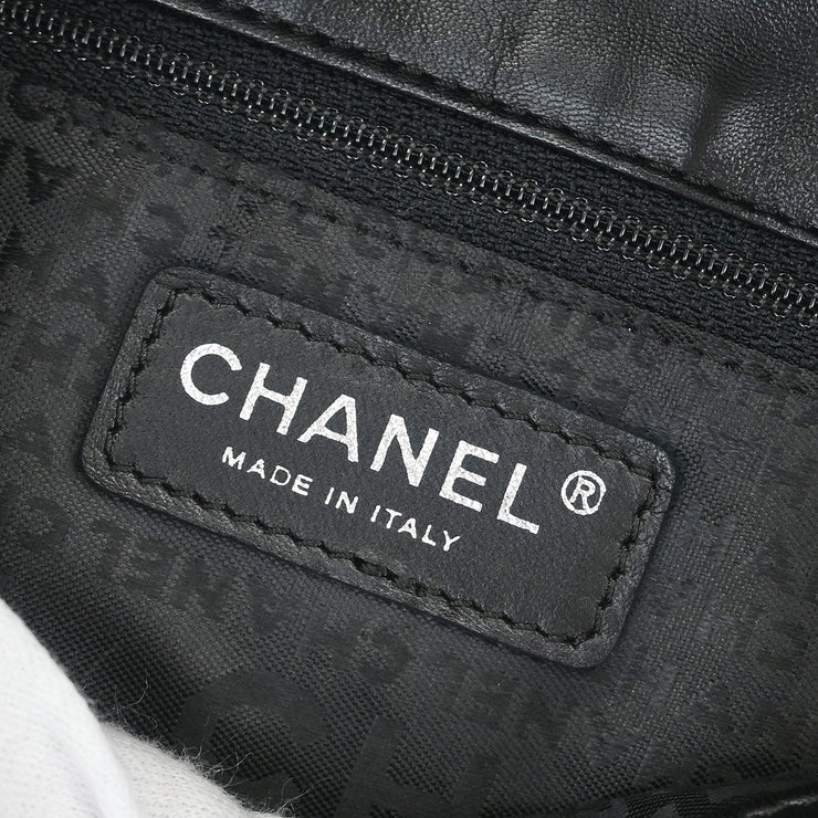 Chanel Black Lambskin No.5 Choco Bar Shoulder Bag 115987