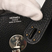 Hermes Black Togo Lindy 34 Shoulder Bag P Square:K 18 115990