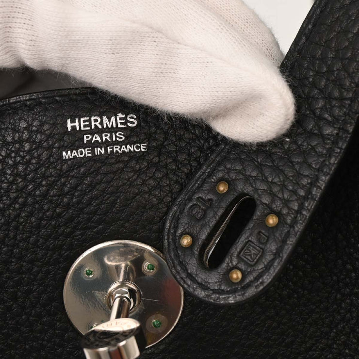 Hermes Black Togo Lindy 34 Shoulder Bag P Square:K 18 115990
