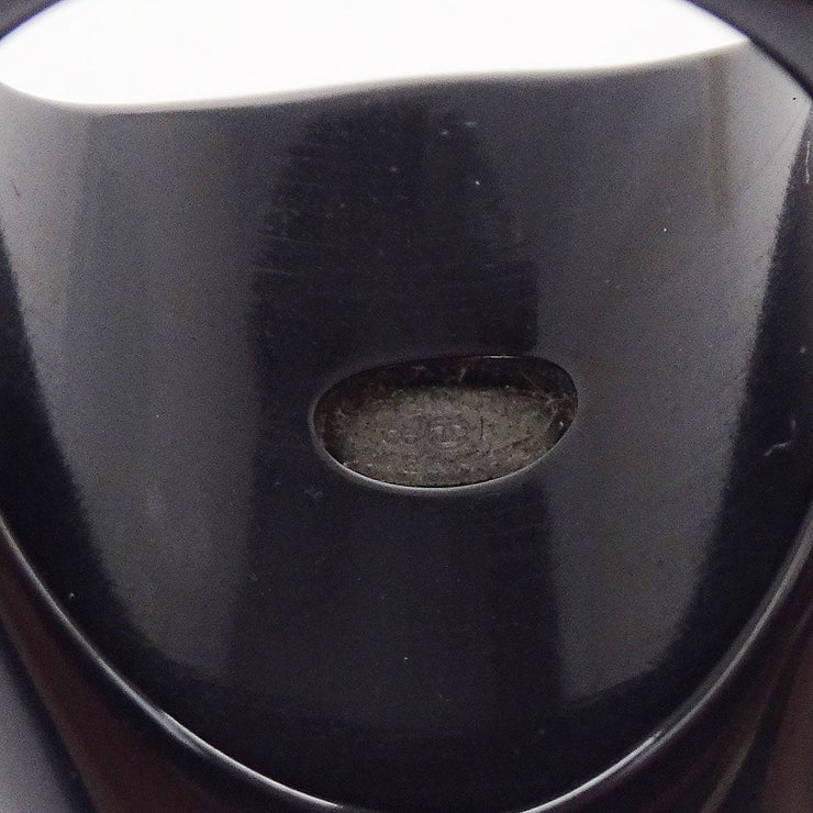 Chanel Ring Black Acrylic #53 03P 115991