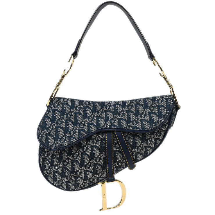 Christian Dior Navy Trotter Saddle Handbag RU0010 115999