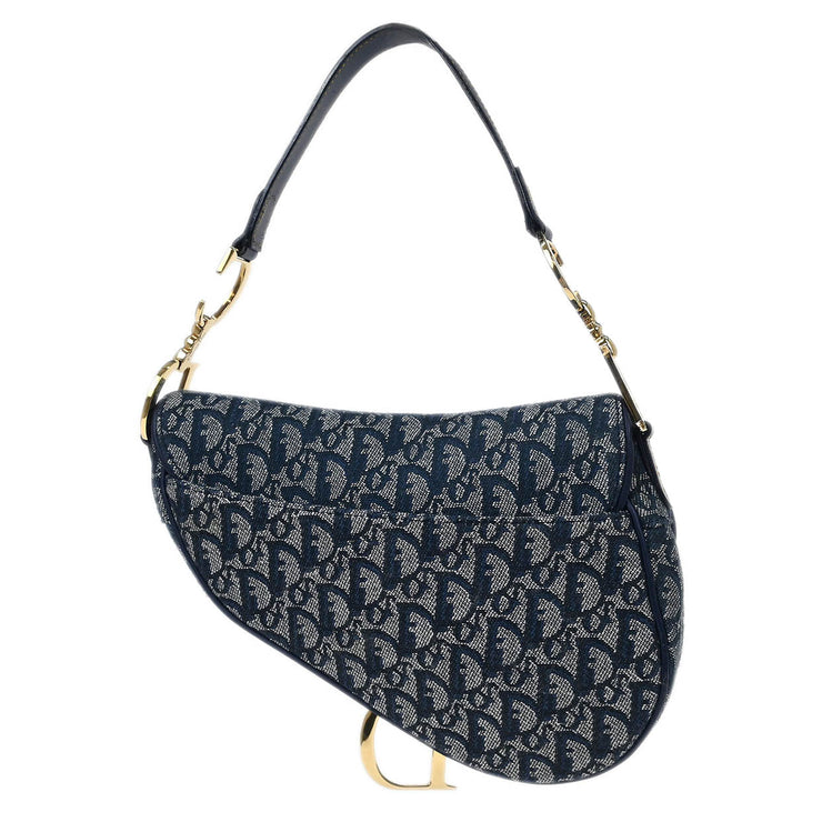Christian Dior Navy Trotter Saddle Handbag RU0010 115999