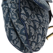 Christian Dior Navy Trotter Saddle Handbag RU0010 115999