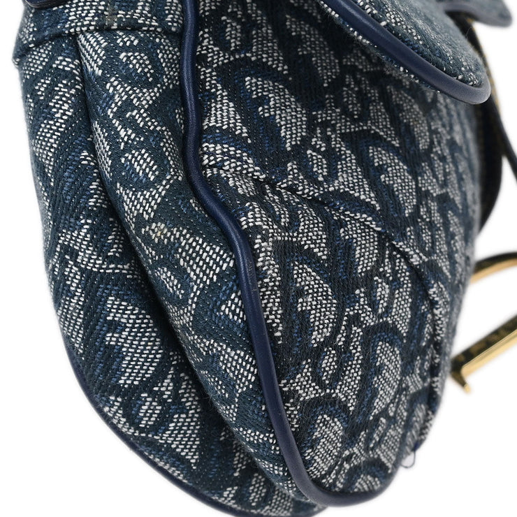 Christian Dior Navy Trotter Saddle Handbag RU0010 115999