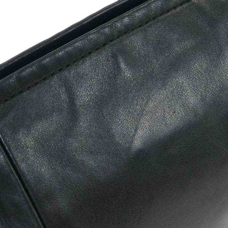 Chanel Black Lambskin Chain Hobo Handbag 116003