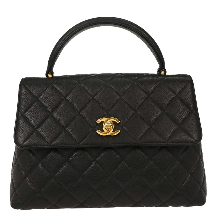 Chanel Black Calfskin Handbag 116007