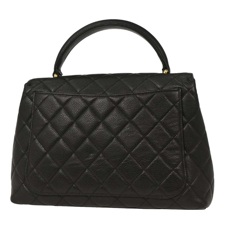 Chanel Black Calfskin Handbag 116007