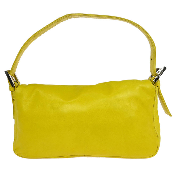 Fendi Yellow Leather Baguette Handbag 2354/26424/008 116010