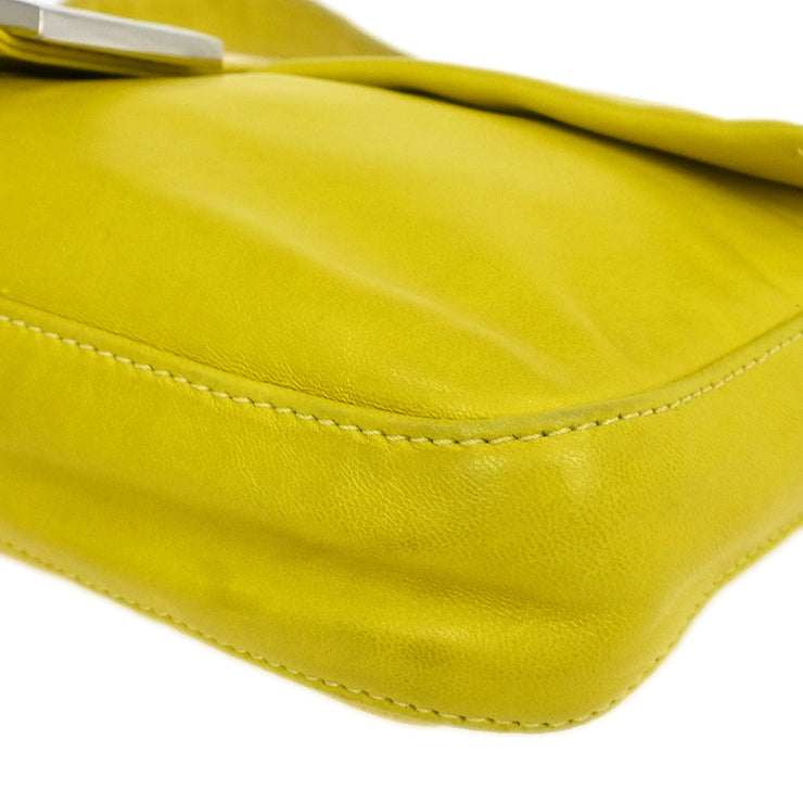 Fendi Yellow Leather Baguette Handbag 2354/26424/008 116010