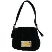 Fendi Black Velvet Handbag 2348.26571.089 116011