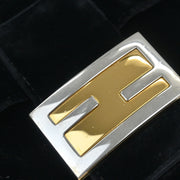 Fendi Black Velvet Handbag 2348.26571.089 116011