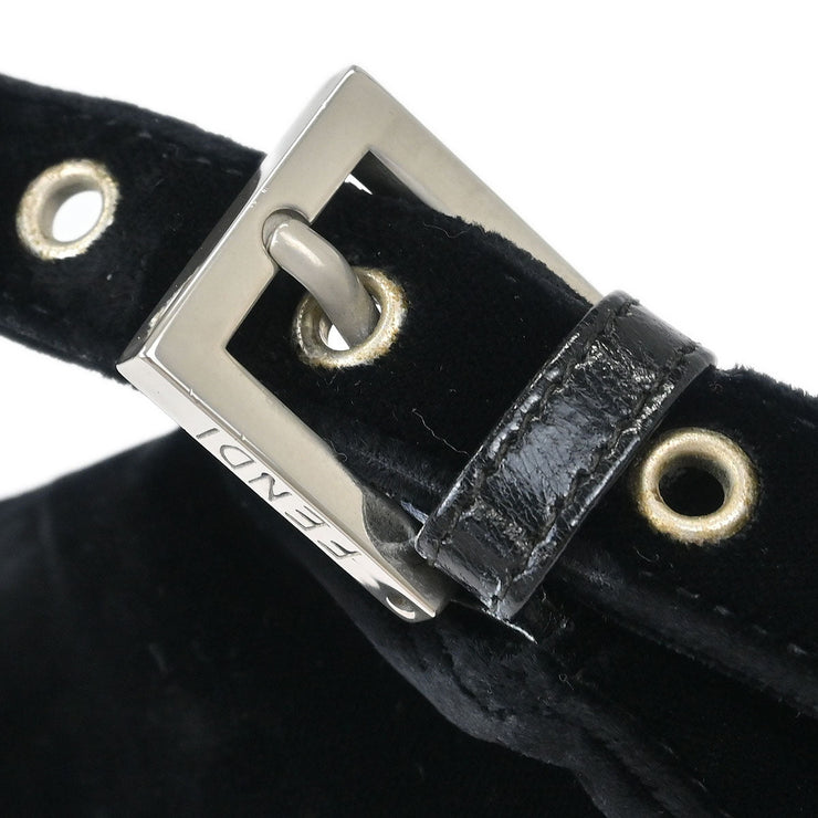 Fendi Black Velvet Handbag 2348.26571.089 116011