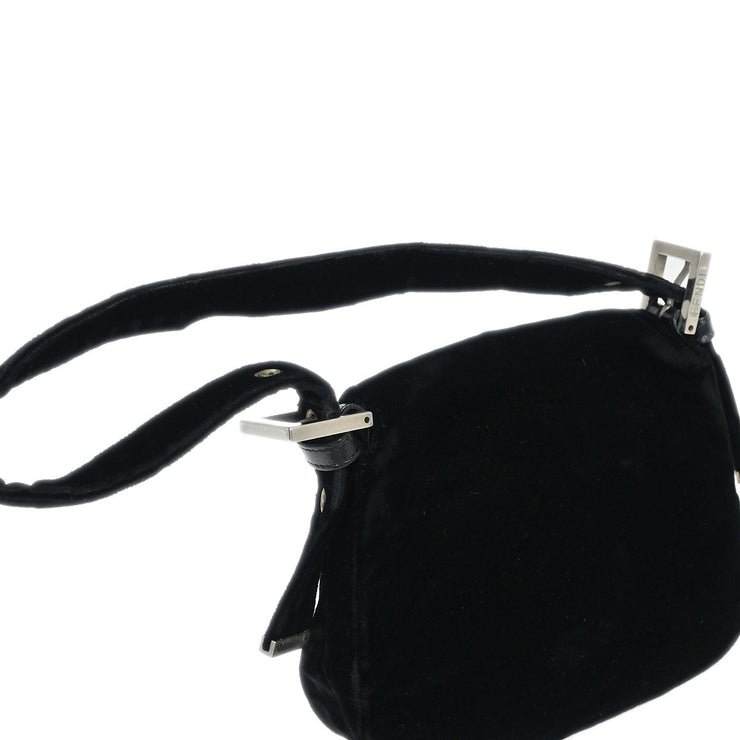 Fendi Black Velvet Handbag 2348.26571.089 116011