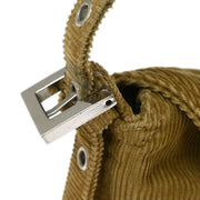Fendi Brown Cotton Handbag 214526765009 116013