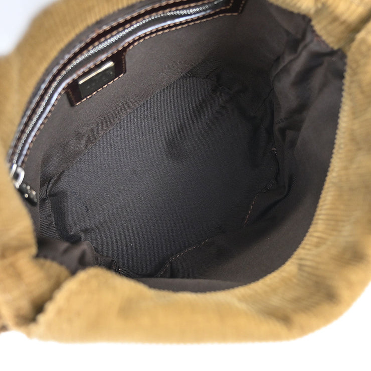 Fendi Brown Cotton Handbag 214526765009 116013