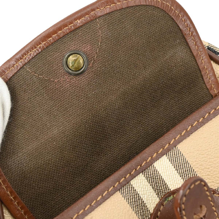 Burberrys Beige House Check Shoulder Bag 116014