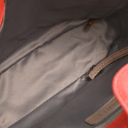 Chanel Red Calfskin Petite Shopping Tote PST Chain Handbag 116018