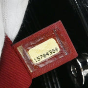 Chanel Black Patent Leather Large Mademoiselle Bowling Bag 116033