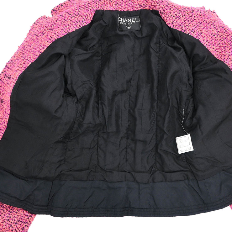 Chanel Pink Single Breasted Jacket 116044