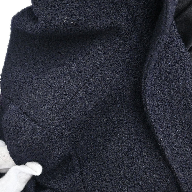 Chanel Single Breasted Jacket Black 95A #40 116046