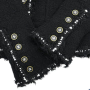 Chanel Setup Suit Jacket Skirt Black 94A #38 116048