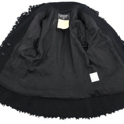 Chanel Setup Suit Jacket Skirt Black 94A #38 116048
