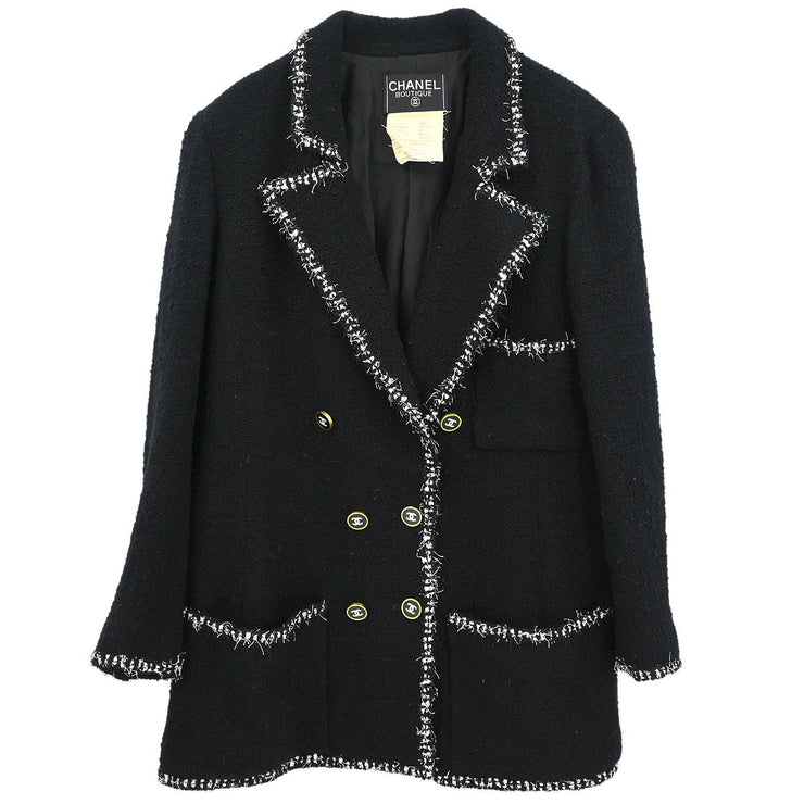 Chanel Jacket Black 94A #42 116049