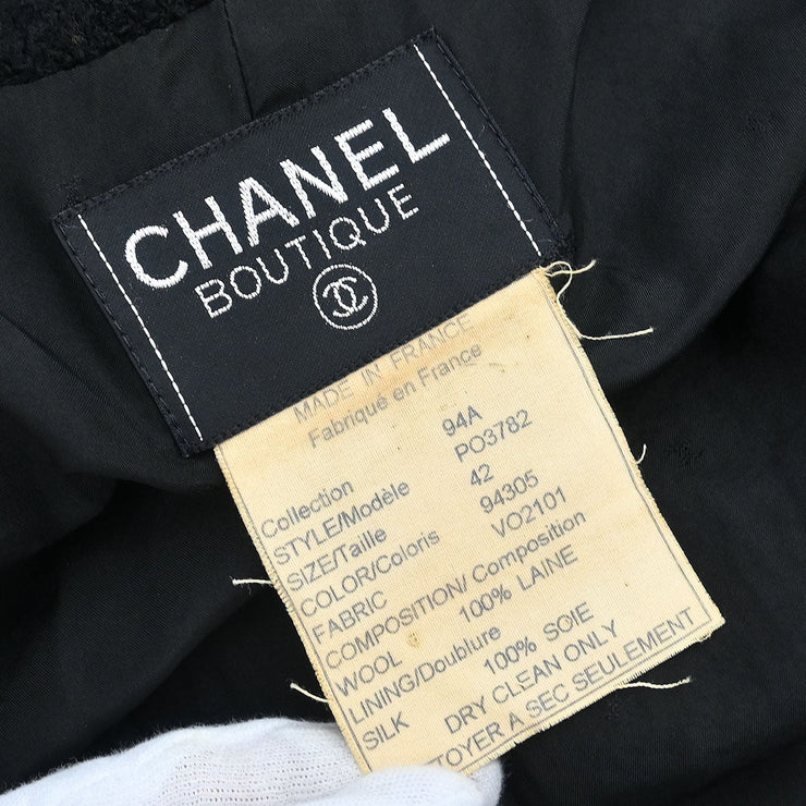 Chanel Jacket Black 94A #42 116049