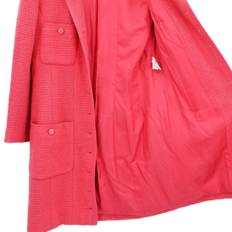 Chanel Jacket Coat Pink 96P #42 116050