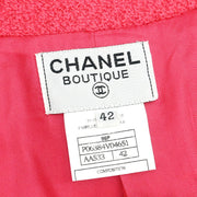 Chanel Jacket Coat Pink 96P #42 116050