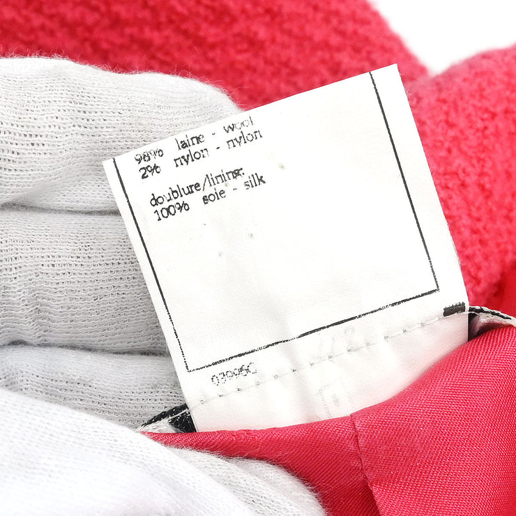 Chanel Jacket Coat Pink 96P #42 116050