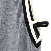 Chanel Sleeveless Dress Gray 98P #40 116052