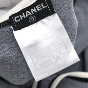 Chanel Sleeveless Dress Gray 98P #40 116052