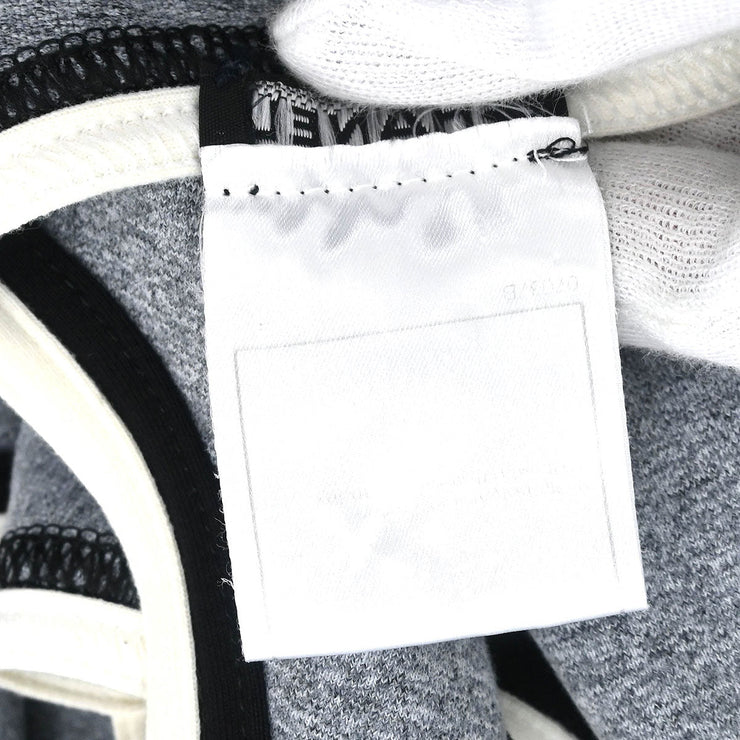 Chanel Sleeveless Dress Gray 98P #40 116052