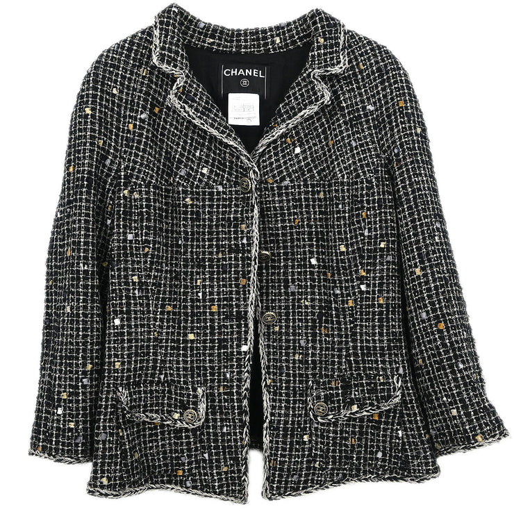Chanel Jacket Black 06P #42 116056