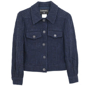 Chanel Jacket Navy 01P #36 116058