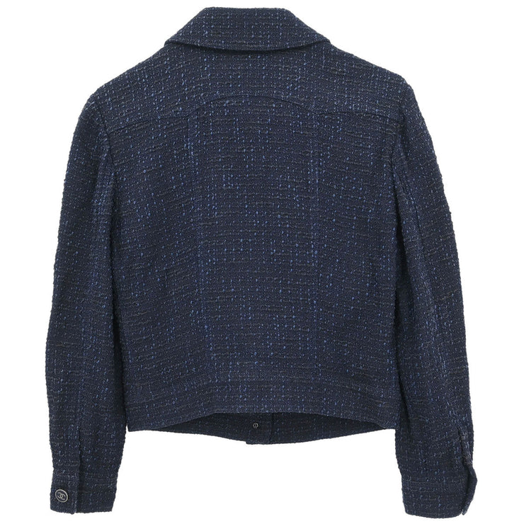 Chanel Jacket Navy 01P #36 116058