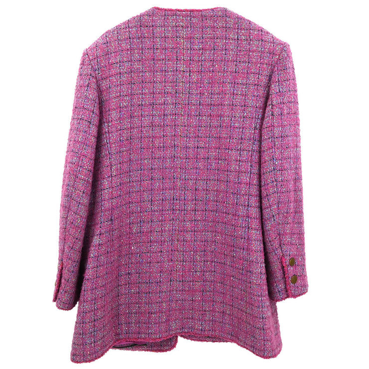 Chanel Single Breasted Coat Pink 97A #46 116059