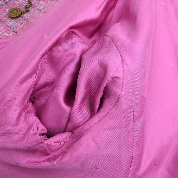 Chanel Single Breasted Coat Pink 97A #46 116059
