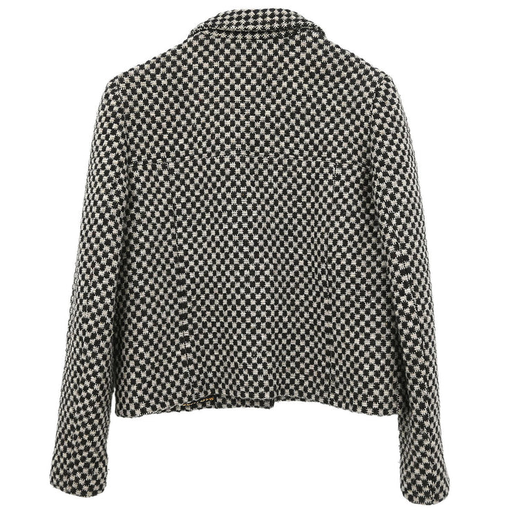 Chanel Single Breasted Jacket Brown 95A #40 116061